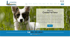 Desktop Screenshot of coastalpetfence.com