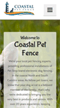 Mobile Screenshot of coastalpetfence.com